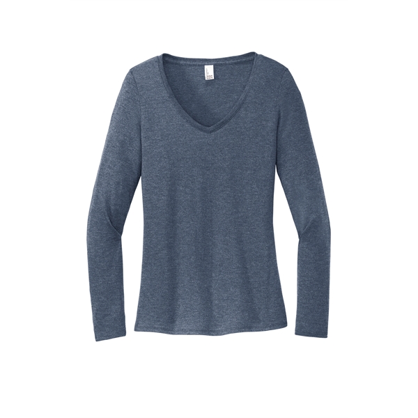 District Women's Perfect Tri Long Sleeve V-Neck Tee - District Women's Perfect Tri Long Sleeve V-Neck Tee - Image 21 of 49