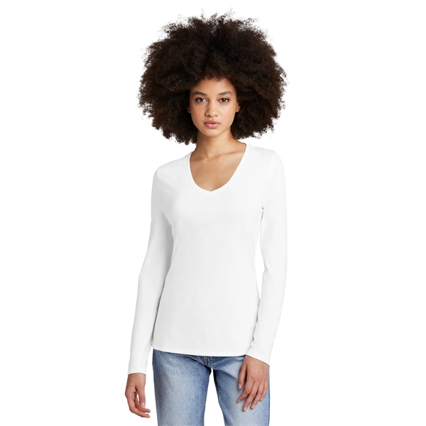 District Women's Perfect Tri Long Sleeve V-Neck Tee - District Women's Perfect Tri Long Sleeve V-Neck Tee - Image 23 of 49