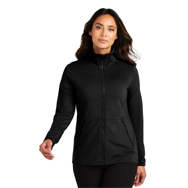 Port Authority Women's Accord Stretch Fleece Full-Zip - Port Authority Women's Accord Stretch Fleece Full-Zip - Image 4 of 23