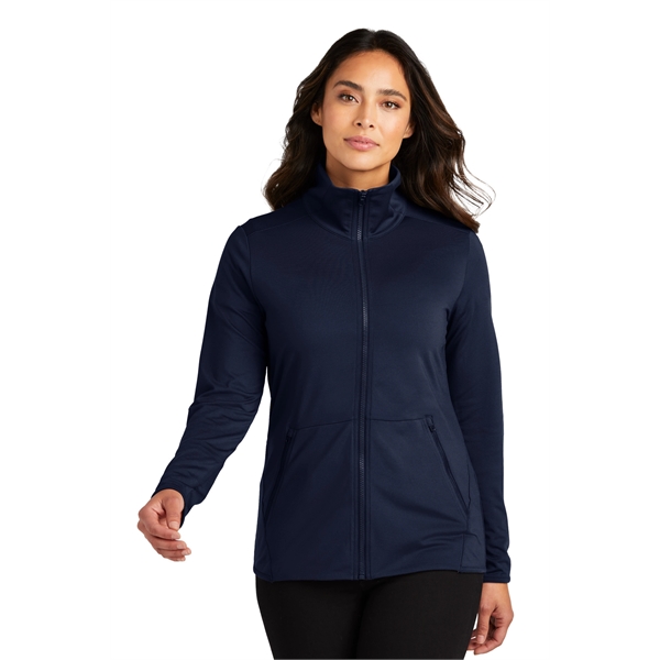 Port Authority Women's Accord Stretch Fleece Full-Zip - Port Authority Women's Accord Stretch Fleece Full-Zip - Image 9 of 23