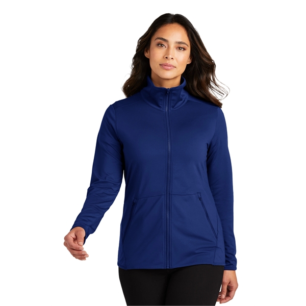 Port Authority Women's Accord Stretch Fleece Full-Zip - Port Authority Women's Accord Stretch Fleece Full-Zip - Image 19 of 23