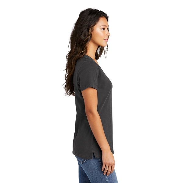 Port & Company Women's Beach Wash Garment-Dyed V-Neck Tee - Port & Company Women's Beach Wash Garment-Dyed V-Neck Tee - Image 6 of 44