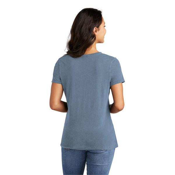 Port & Company Women's Beach Wash Garment-Dyed V-Neck Tee - Port & Company Women's Beach Wash Garment-Dyed V-Neck Tee - Image 10 of 44