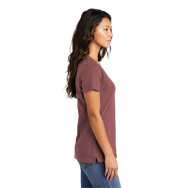 Port & Company Women's Beach Wash Garment-Dyed V-Neck Tee - Port & Company Women's Beach Wash Garment-Dyed V-Neck Tee - Image 21 of 44