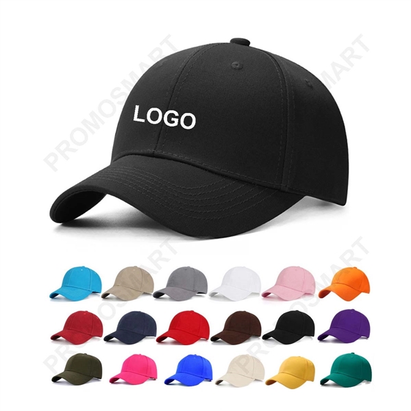 Solid Color Baseball Cap - Solid Color Baseball Cap - Image 0 of 2