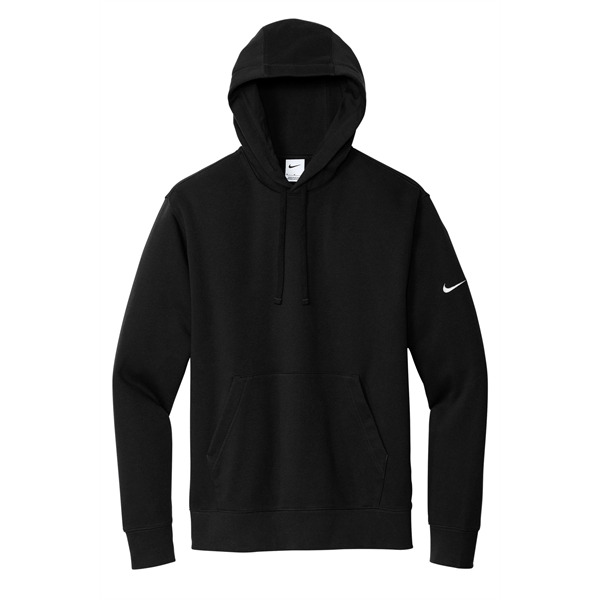 Nike Club Fleece Sleeve Swoosh Pullover Hoodie - Nike Club Fleece Sleeve Swoosh Pullover Hoodie - Image 7 of 39