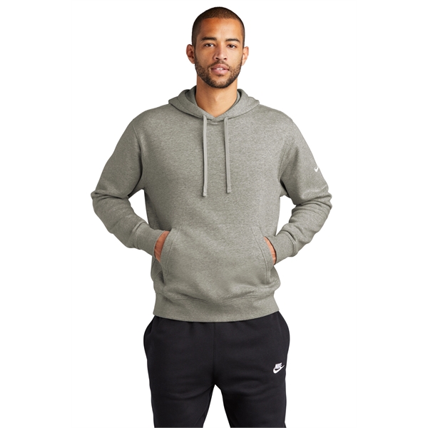 Nike Club Fleece Sleeve Swoosh Pullover Hoodie - Nike Club Fleece Sleeve Swoosh Pullover Hoodie - Image 9 of 39