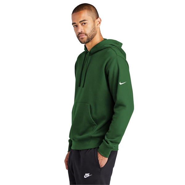 Nike Club Fleece Sleeve Swoosh Pullover Hoodie - Nike Club Fleece Sleeve Swoosh Pullover Hoodie - Image 21 of 39