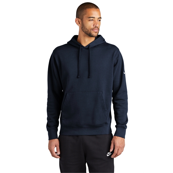 Nike Club Fleece Sleeve Swoosh Pullover Hoodie - Nike Club Fleece Sleeve Swoosh Pullover Hoodie - Image 24 of 39