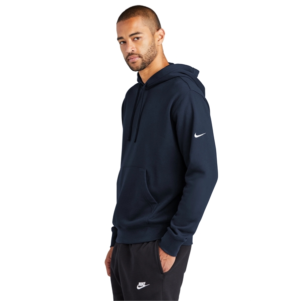 Nike Club Fleece Sleeve Swoosh Pullover Hoodie - Nike Club Fleece Sleeve Swoosh Pullover Hoodie - Image 26 of 39