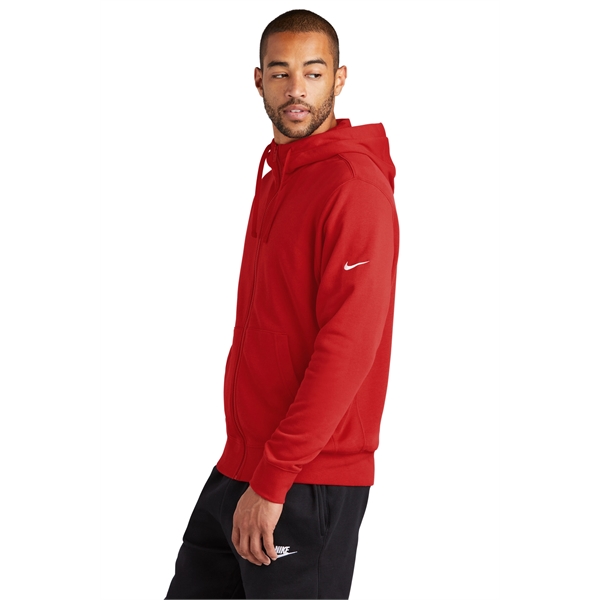 Nike Club Fleece Sleeve Swoosh Full-Zip Hoodie - Nike Club Fleece Sleeve Swoosh Full-Zip Hoodie - Image 21 of 29