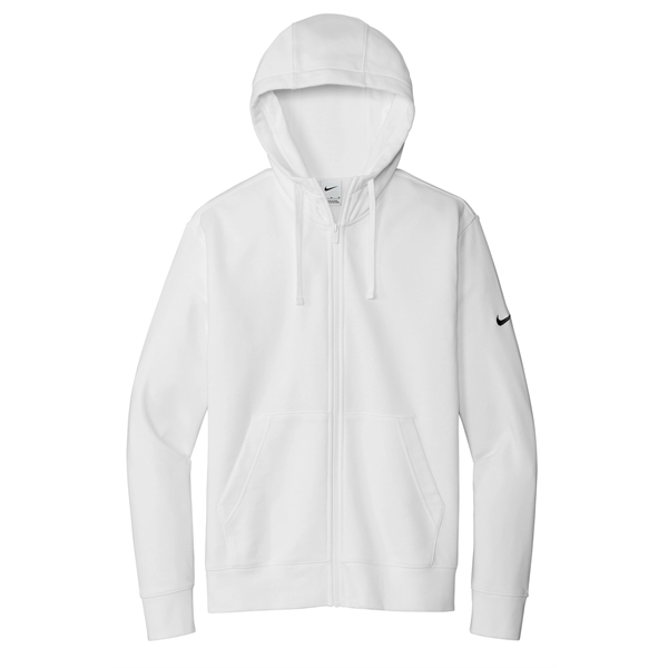 Nike Club Fleece Sleeve Swoosh Full-Zip Hoodie - Nike Club Fleece Sleeve Swoosh Full-Zip Hoodie - Image 27 of 29