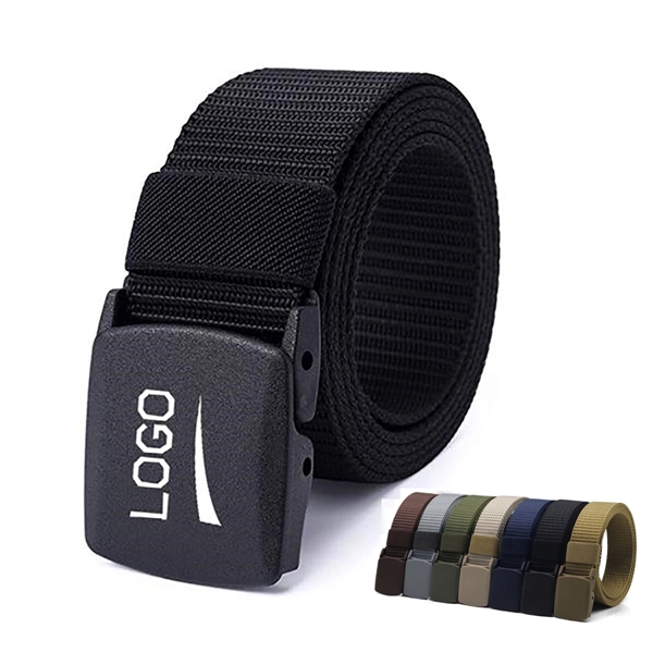 Nylon Military Tactical Belt With Plastic Buckle - Nylon Military Tactical Belt With Plastic Buckle - Image 0 of 4