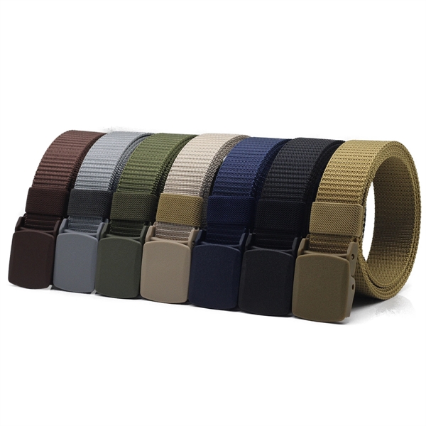 Nylon Military Tactical Belt With Plastic Buckle - Nylon Military Tactical Belt With Plastic Buckle - Image 3 of 4