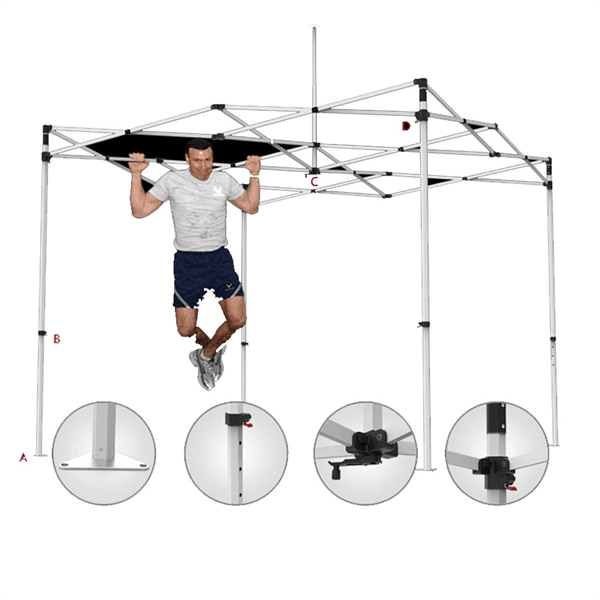 10'x10' Advertising Canopy Pop Up Tent - 10'x10' Advertising Canopy Pop Up Tent - Image 7 of 8