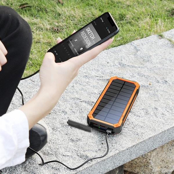 Power Bank Portable Charger Solar - Power Bank Portable Charger Solar - Image 3 of 4