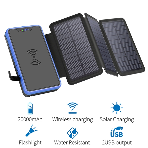 Solar Charger 20000mAh - Solar Charger 20000mAh - Image 4 of 6