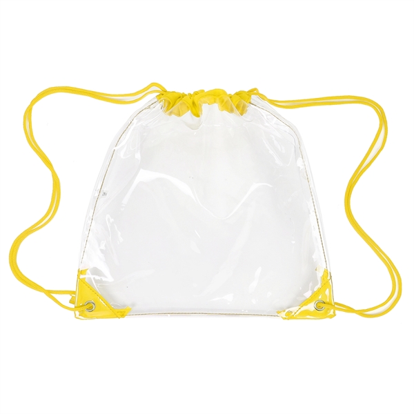 Clear Drawstring Backpack (Ocean) - Clear Drawstring Backpack (Ocean) - Image 4 of 20