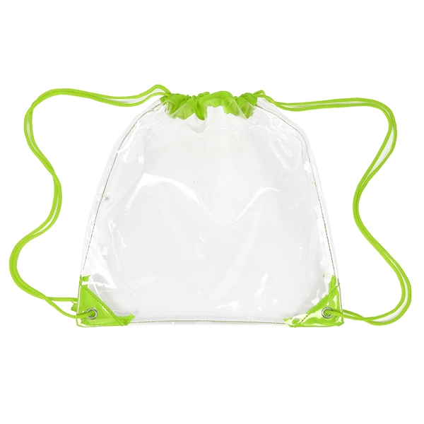 Clear Drawstring Backpack (Ocean) - Clear Drawstring Backpack (Ocean) - Image 5 of 20