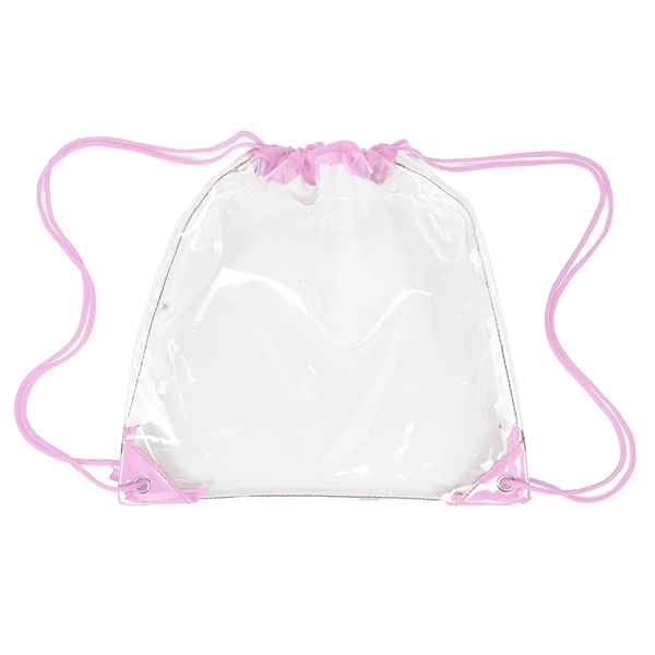 Clear Drawstring Backpack (Ocean) - Clear Drawstring Backpack (Ocean) - Image 6 of 20