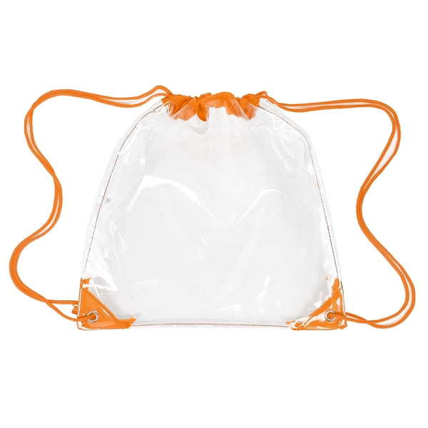 Clear Drawstring Backpack (Ocean) - Clear Drawstring Backpack (Ocean) - Image 8 of 20