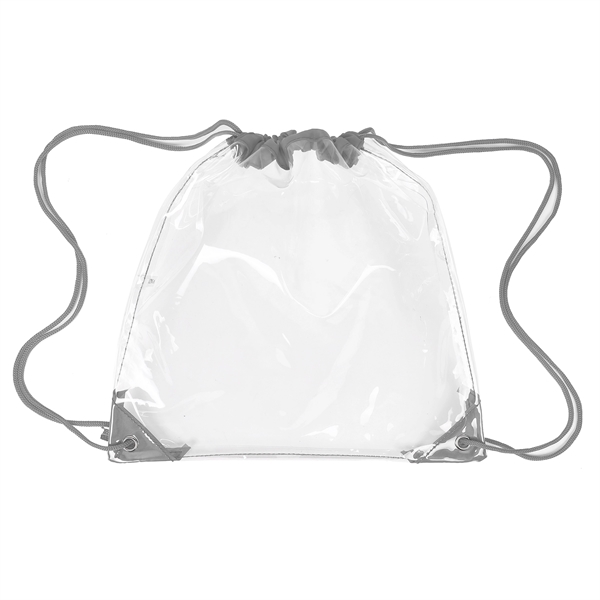 Clear Drawstring Backpack (Ocean) - Clear Drawstring Backpack (Ocean) - Image 12 of 20