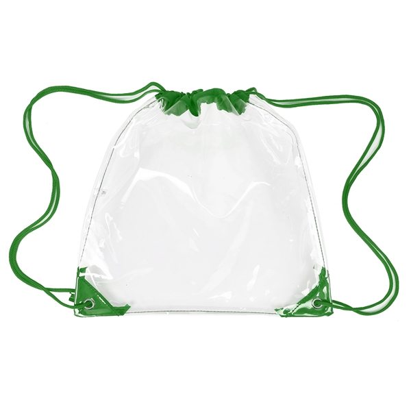 Clear Drawstring Backpack (Ocean) - Clear Drawstring Backpack (Ocean) - Image 15 of 20