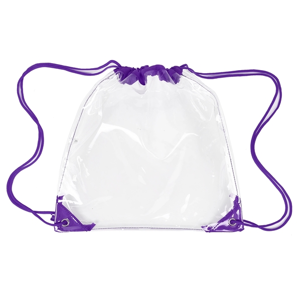 Clear Drawstring Backpack (Ocean) - Clear Drawstring Backpack (Ocean) - Image 17 of 20