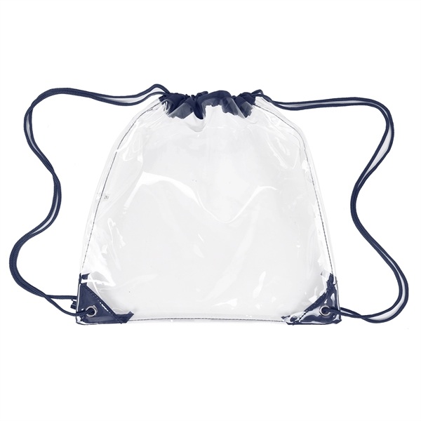 Clear Drawstring Backpack (Ocean) - Clear Drawstring Backpack (Ocean) - Image 19 of 20