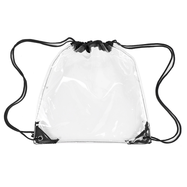 Clear Drawstring Backpack (Ocean) - Clear Drawstring Backpack (Ocean) - Image 20 of 20