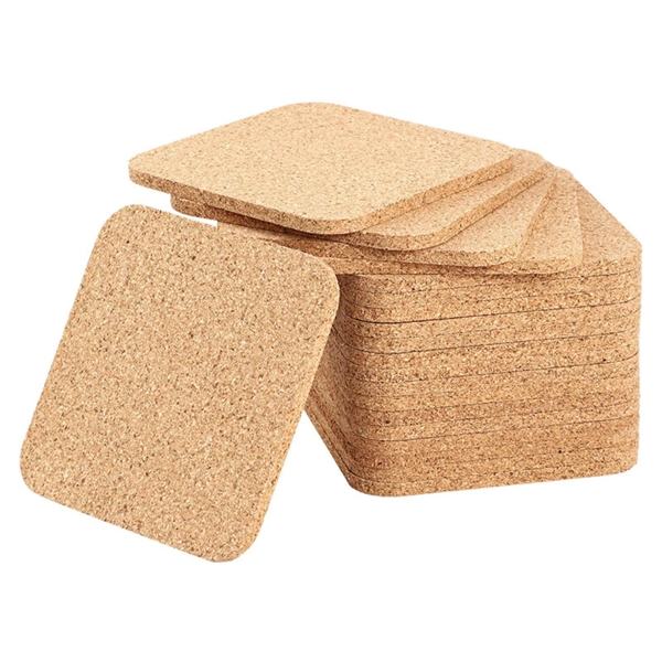 Custom Imprinted Square Cork Coasters - Custom Imprinted Square Cork Coasters - Image 5 of 5