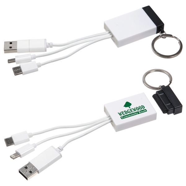 Triplet 3-in-1 Charging Cable with Screen Cleaner - Triplet 3-in-1 Charging Cable with Screen Cleaner - Image 3 of 3