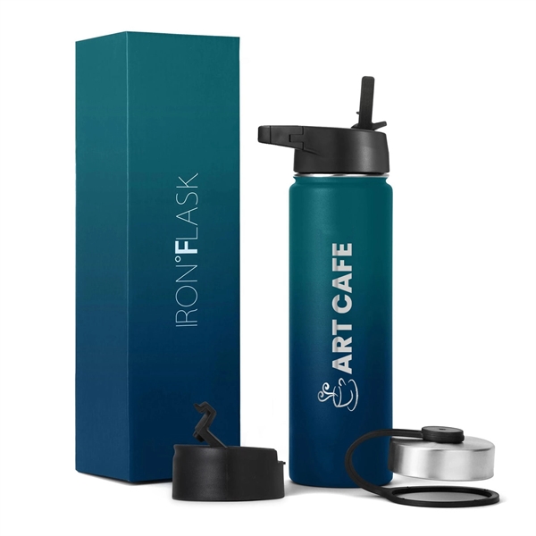 Iron Flask Wide Mouth Water Bottle Gradient Colours 22 oz. - Iron Flask Wide Mouth Water Bottle Gradient Colours 22 oz. - Image 2 of 3