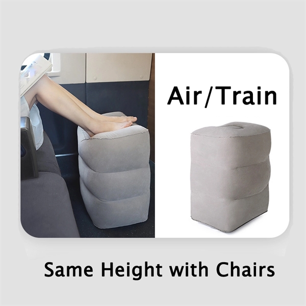 Inflatable Travel Foot Rest Pillow & Kids Airplane Bed - Inflatable Travel Foot Rest Pillow & Kids Airplane Bed - Image 5 of 11