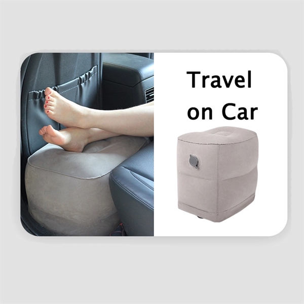 Inflatable Travel Foot Rest Pillow & Kids Airplane Bed - Inflatable Travel Foot Rest Pillow & Kids Airplane Bed - Image 6 of 11