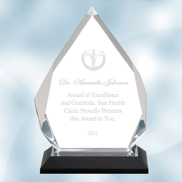 Silver Diamond Impress Acrylic Award