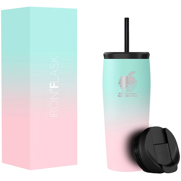 Custom Iron Flask Nomad Tumbler Gradient Colors 20 oz.