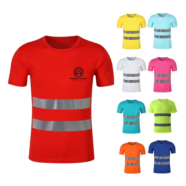 High Visibility Reflective Safety T-Shirt - High Visibility Reflective Safety T-Shirt - Image 0 of 0