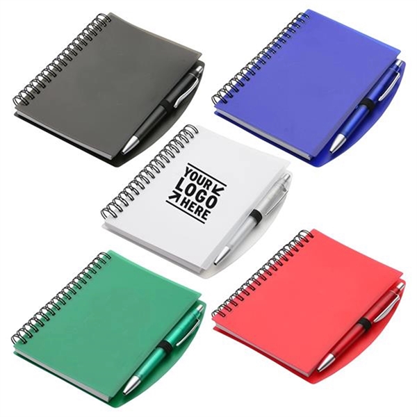 5" x 7" Spiral Notebook w/Pen - 5" x 7" Spiral Notebook w/Pen - Image 0 of 0