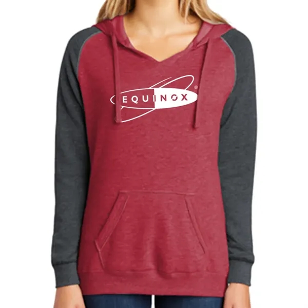 District ® Women's Lightweight Fleece Raglan Hoodie - District ® Women's Lightweight Fleece Raglan Hoodie - Image 0 of 0