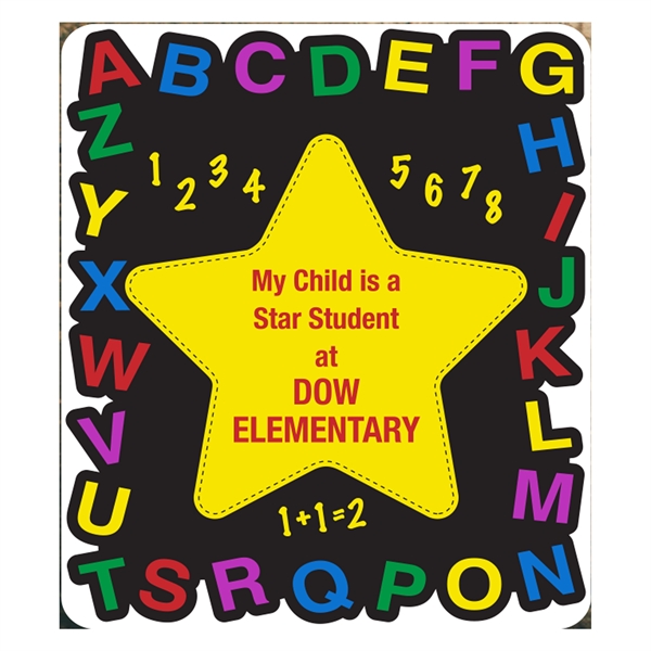 ABC Star Pop Out Magnet