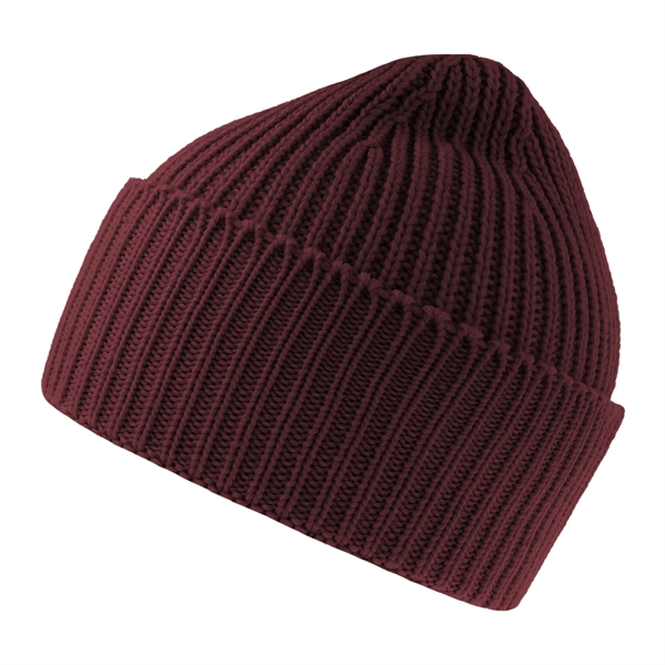 Atlantis Headwear Sustainable Chunky Rib Knit Beanie