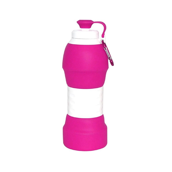 20 oz Reusable Collapsible Travel Bottle With Lid - 20 oz Reusable Collapsible Travel Bottle With Lid - Image 28 of 49