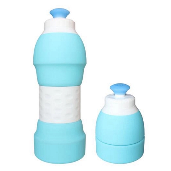 20 oz Reusable Collapsible Travel Bottle With Lid - 20 oz Reusable Collapsible Travel Bottle With Lid - Image 33 of 49
