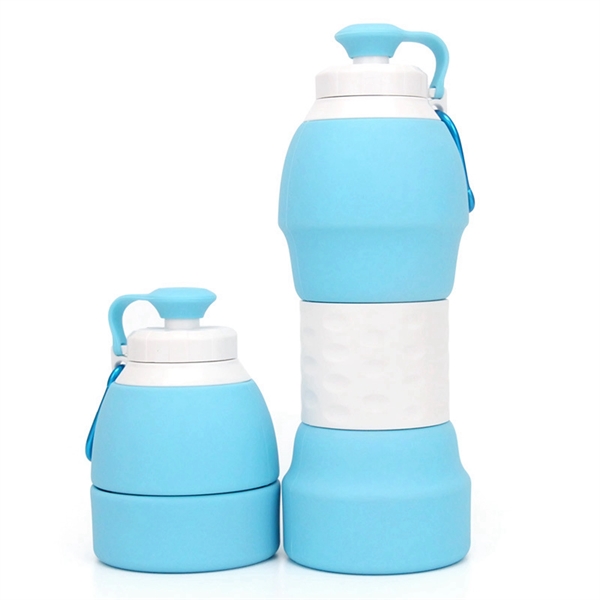 20 oz Reusable Collapsible Travel Bottle With Lid - 20 oz Reusable Collapsible Travel Bottle With Lid - Image 35 of 49