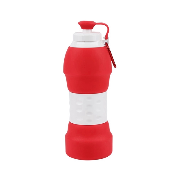 20 oz Reusable Collapsible Travel Bottle With Lid - 20 oz Reusable Collapsible Travel Bottle With Lid - Image 42 of 49