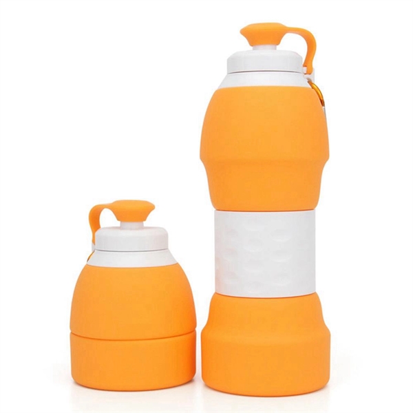 20 oz Reusable Collapsible Travel Bottle With Lid - 20 oz Reusable Collapsible Travel Bottle With Lid - Image 44 of 49