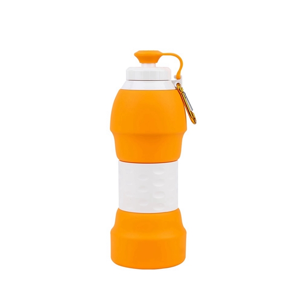 20 oz Reusable Collapsible Travel Bottle With Lid - 20 oz Reusable Collapsible Travel Bottle With Lid - Image 45 of 49