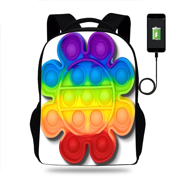 3D Print Push Pop Fidget Bubble Backpack - 3D Print Push Pop Fidget Bubble Backpack - Image 3 of 16
