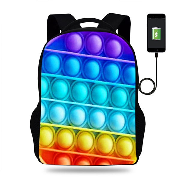 3D Print Push Pop Fidget Bubble Backpack - 3D Print Push Pop Fidget Bubble Backpack - Image 4 of 16
